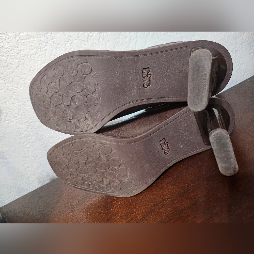Coach Geneva Heeled Leather Booties - Picture 2 of 7